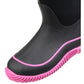 Muck Boots Women's Hale Pull On Wellington Boot in Black/Pink