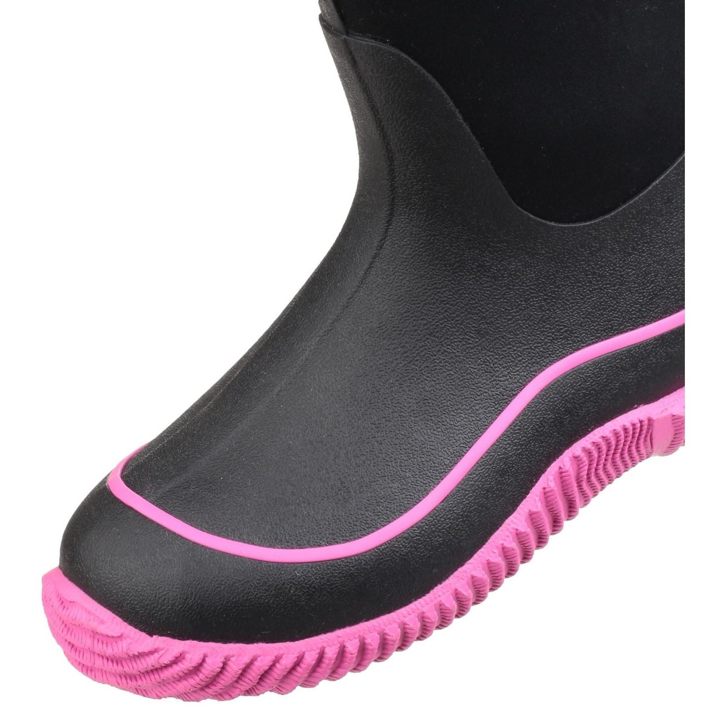 Muck Boots Women's Hale Pull On Wellington Boot in Black/Pink