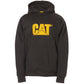 Caterpillar Men's Trademark Hooded Sweatshirt in Black