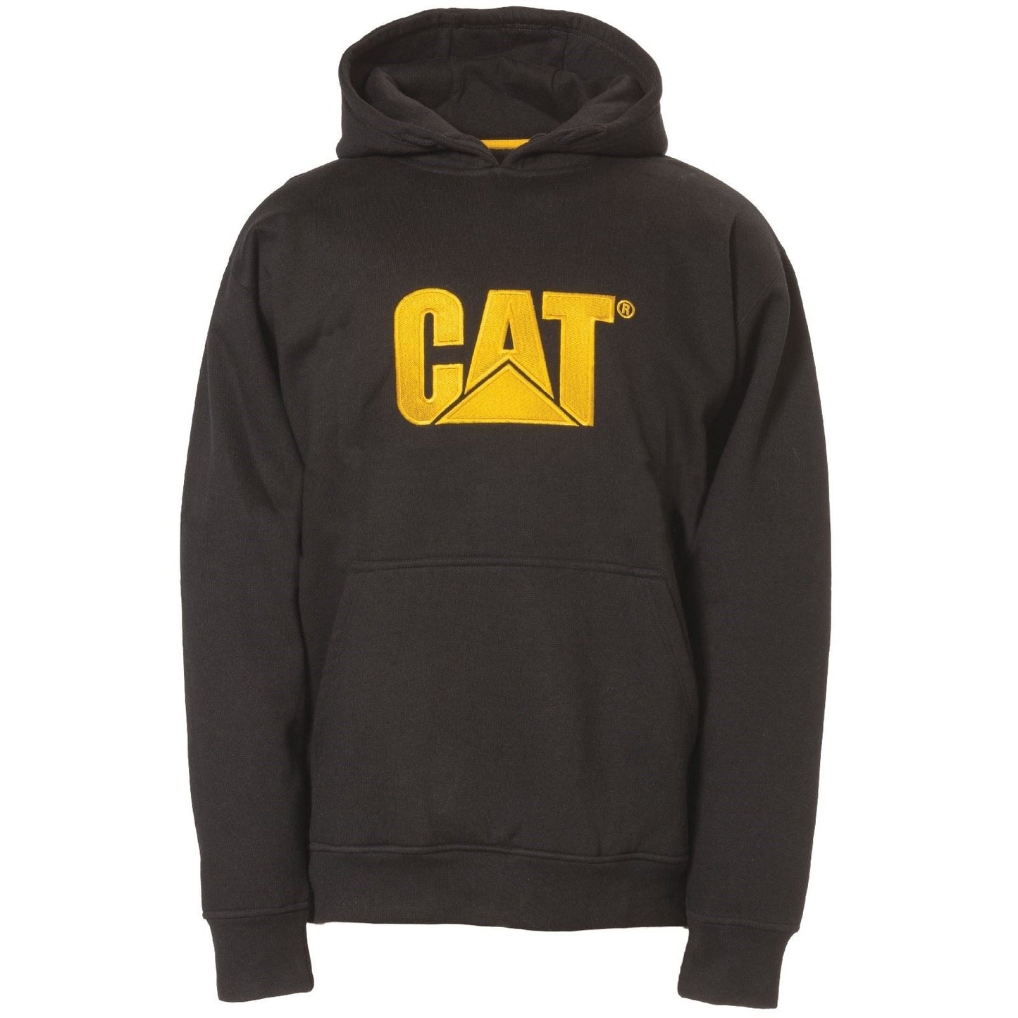 Caterpillar Men's Trademark Hooded Sweatshirt in Black