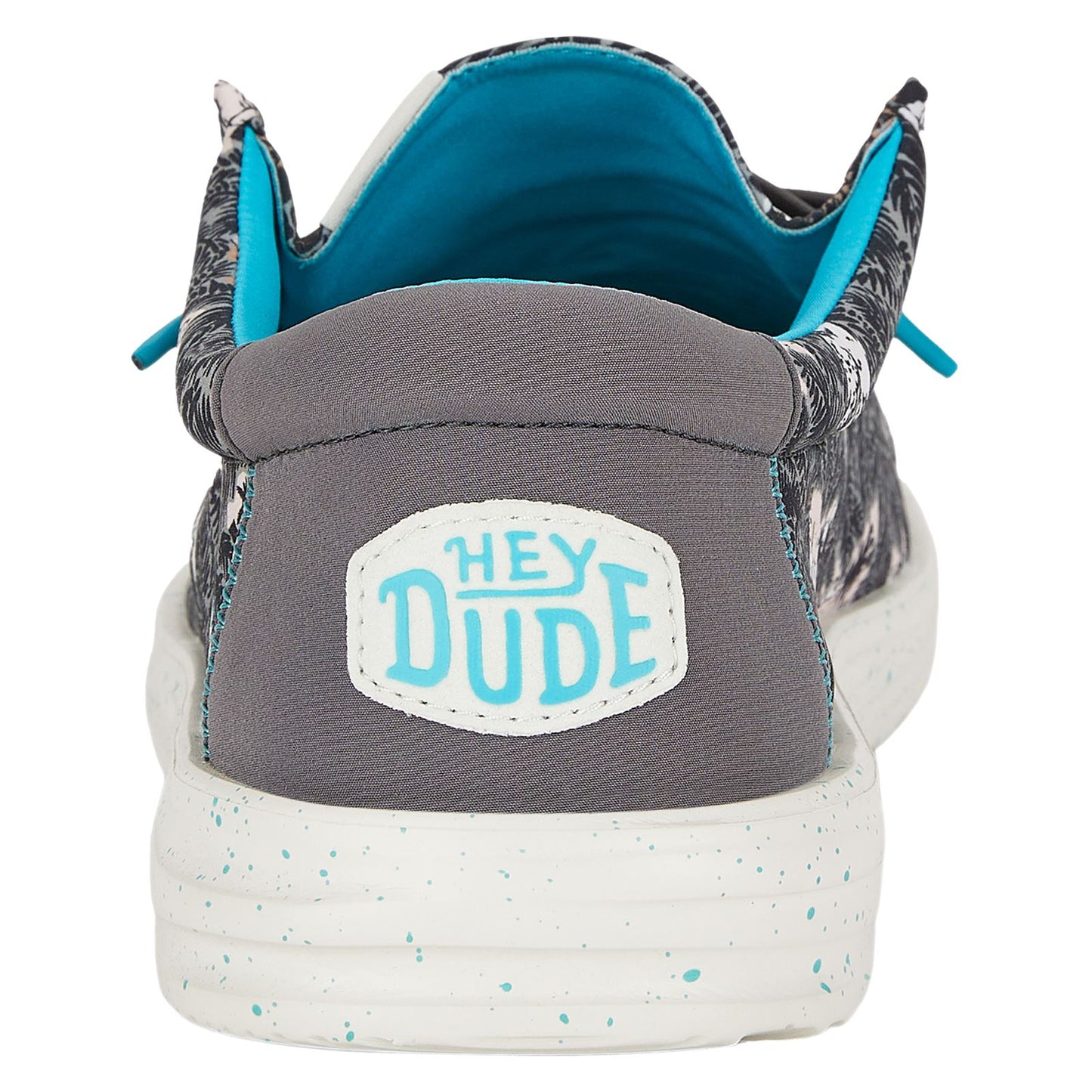 HEYDUDE Men's Wally H2O Tropical Shoe in Black Tropical