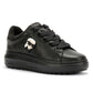 Karl Lagerfeld Kapri Lug Karl NFT Lo Lace Leather Women's Black Trainers