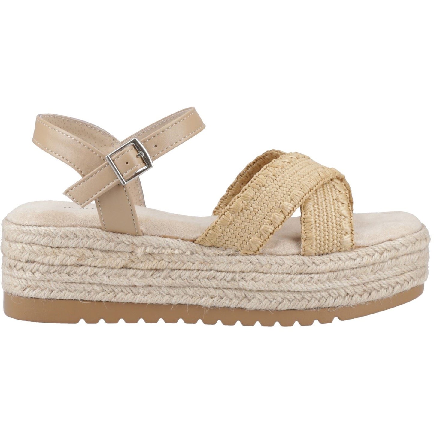 Hush Puppies Jemma Espadrille Polyurethane Women's Tan Sandals