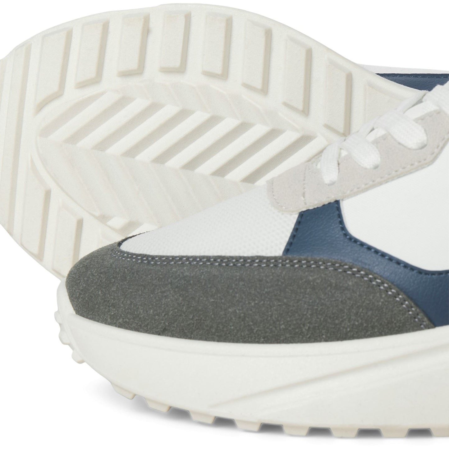 Jack & Jones Aspire Runner Polyurethane Men's White Castlerock/Navy Blazer Trainers