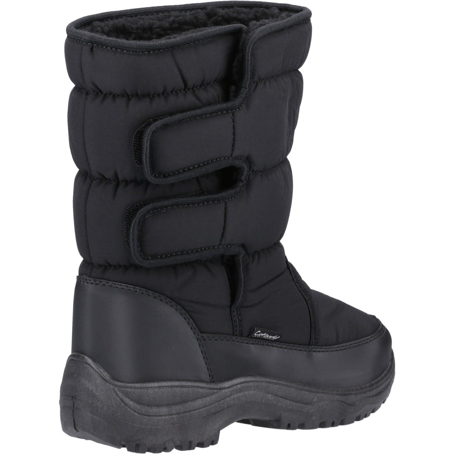 Cotswold Welland Textile Women's Black Winter Mid Calf Boots