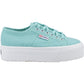 Superga Women's 2790 LINEA UP AND DOWN TRAINER in Green Water