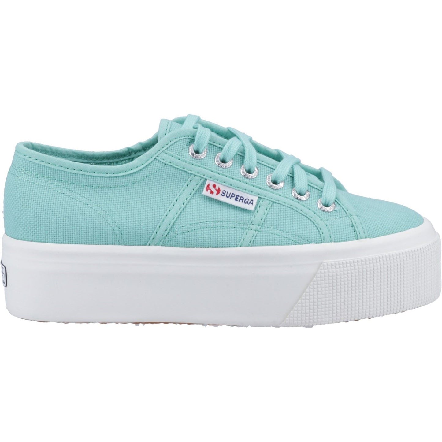 Superga Women's 2790 LINEA UP AND DOWN TRAINER in Green Water