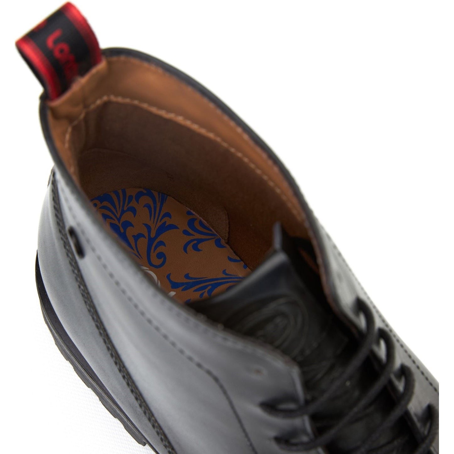 Base London Boulton Leather Men's Black Ankle Boots
