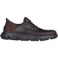Skechers Men's Garza - Gervin Oxford Shoe in Chocolate