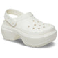 Crocs Unisex Stomp Clog in Chalk