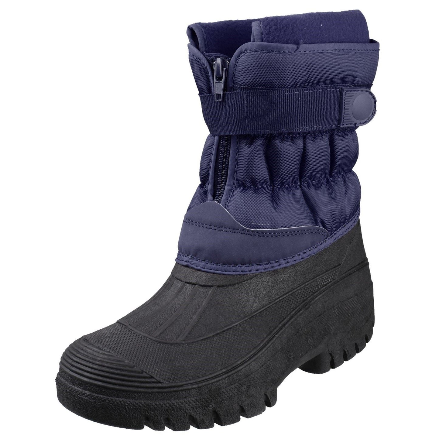 Cotswold Men's Chase Touch Fastening and Zip up Winter Boot in Navy