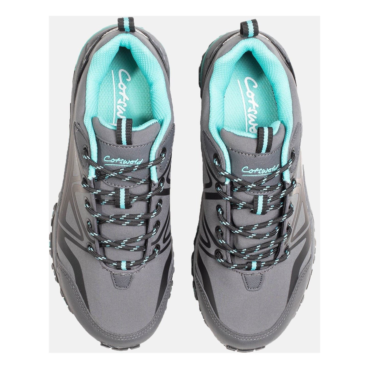 Cotswold Women's Abbeydale Low Hiker in Grey/Black/Aqua