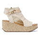 Blowfish Malibu Lacey Women's Bone Denim Sandals