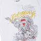 Ed Hardy Storming New York Graphic Relaxed Men's White T-Shirts