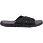 Hush Puppies Nile Cross Over Leather Men's Black Sandals