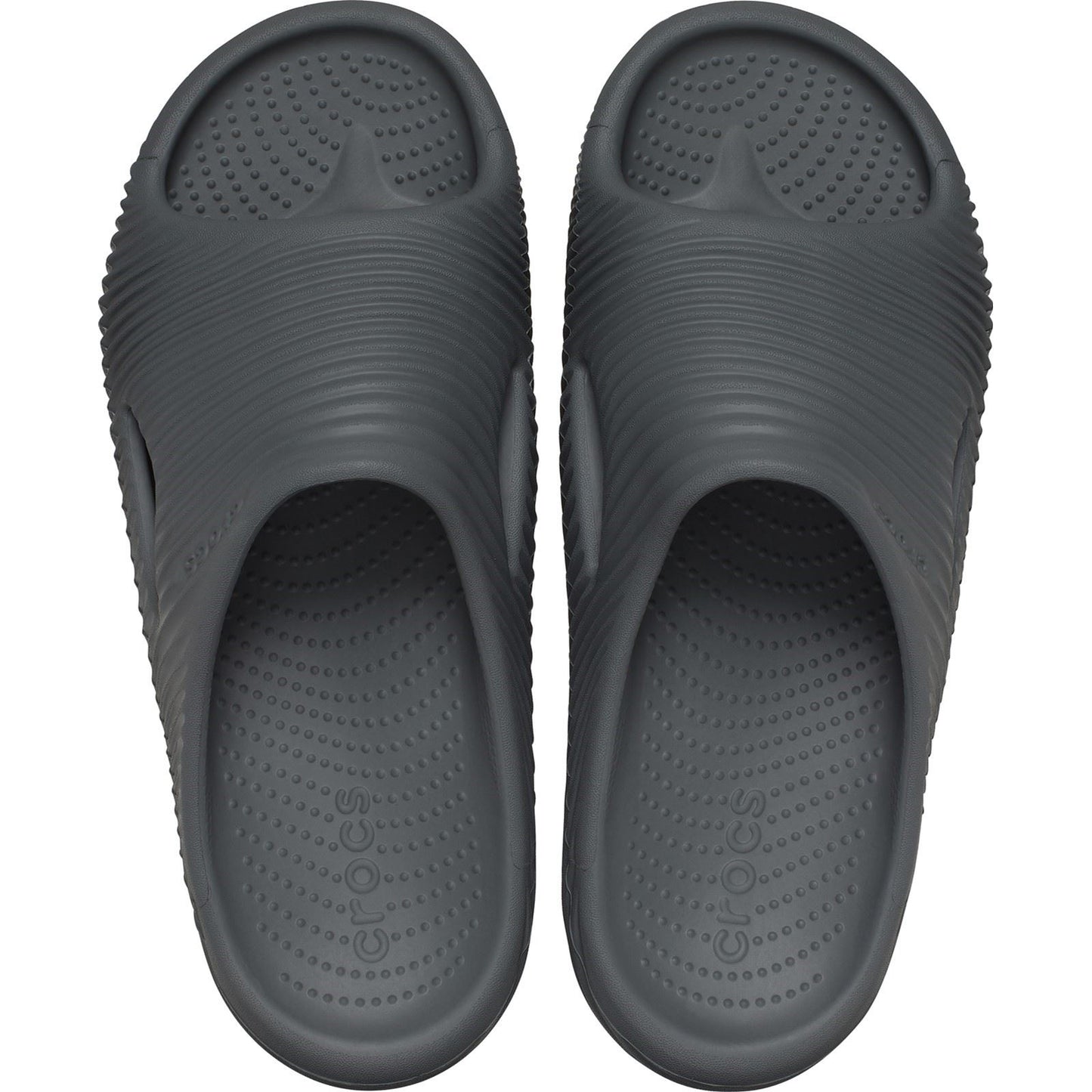 Crocs Mellow Tide Recovery Slide in Slate Grey