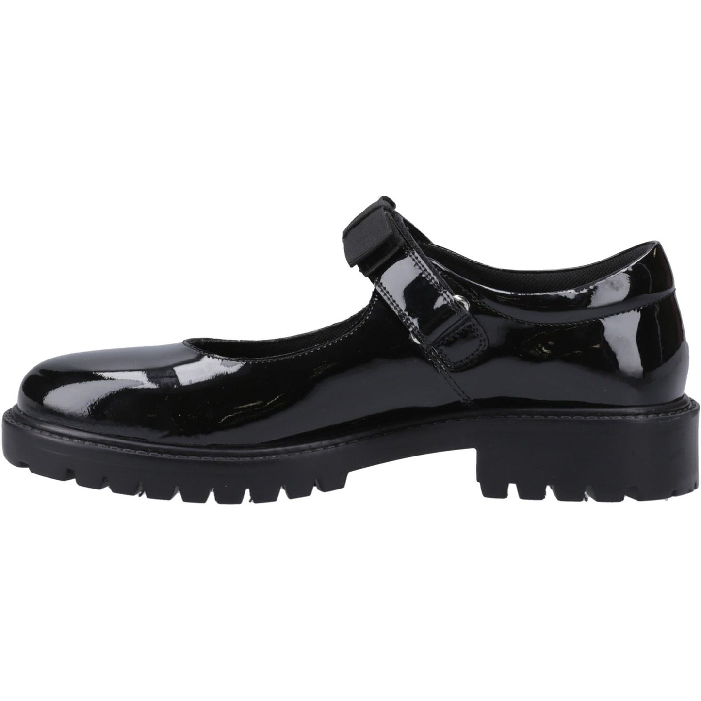 Hush Puppies Astrid Bow Patent Leather Women's Black Shoes