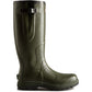 Hunter Unisex Balmoral Adjustable Classic Wellington in Dark Olive