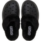 Crocs Classic Fuzz Scuff Thermoplastic Men's Black Slippers