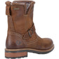Cotswold Kinsham Leather Women's Tan Winter Mid Calf Boots