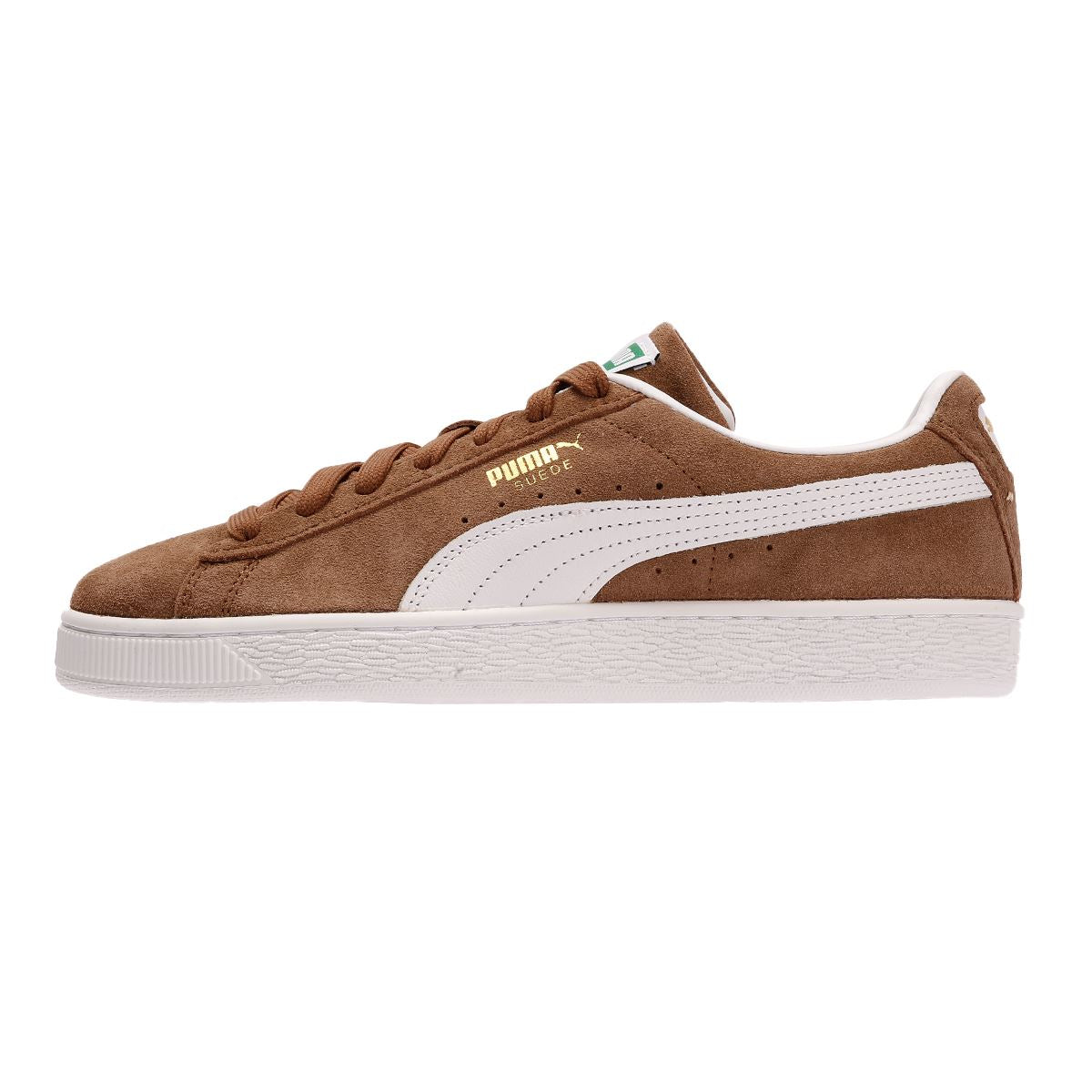 Puma Suede Classic Haute Coffee/White Trainers