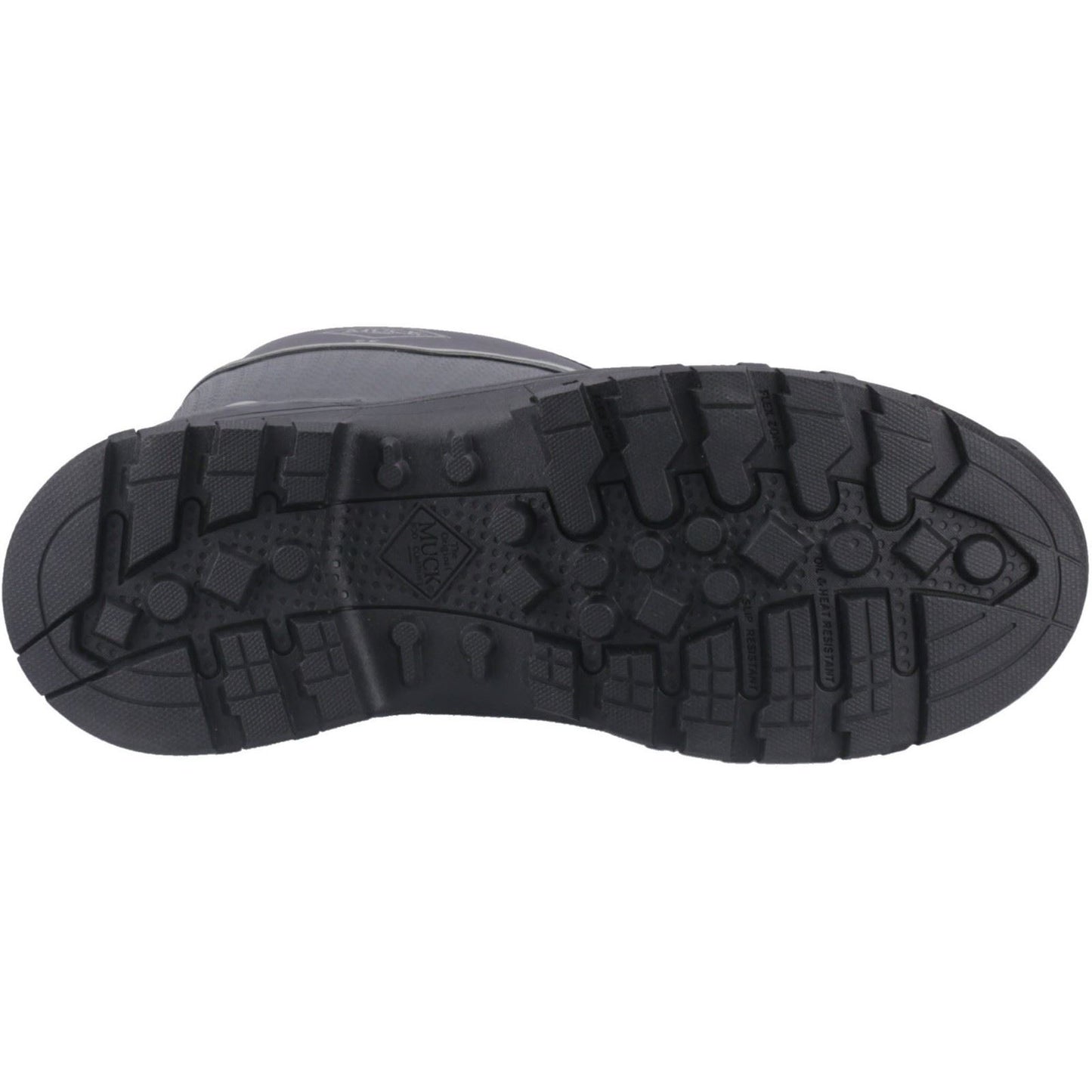Muck Boots Grit S5 Rubber Men's Black/Grey Wellington Boots