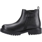 Hush Puppies Ariella Chelsea Leather Black Boots