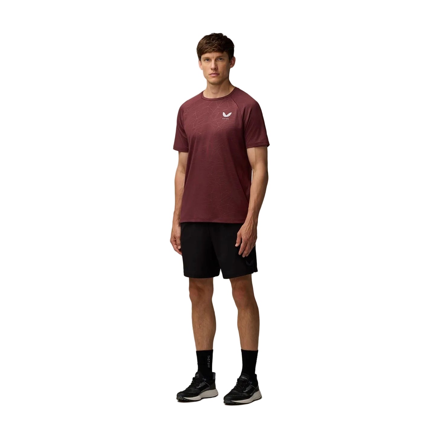 Castore Adapt Training T-Shirt Polyester Men's Purple Activewear T-Shirts