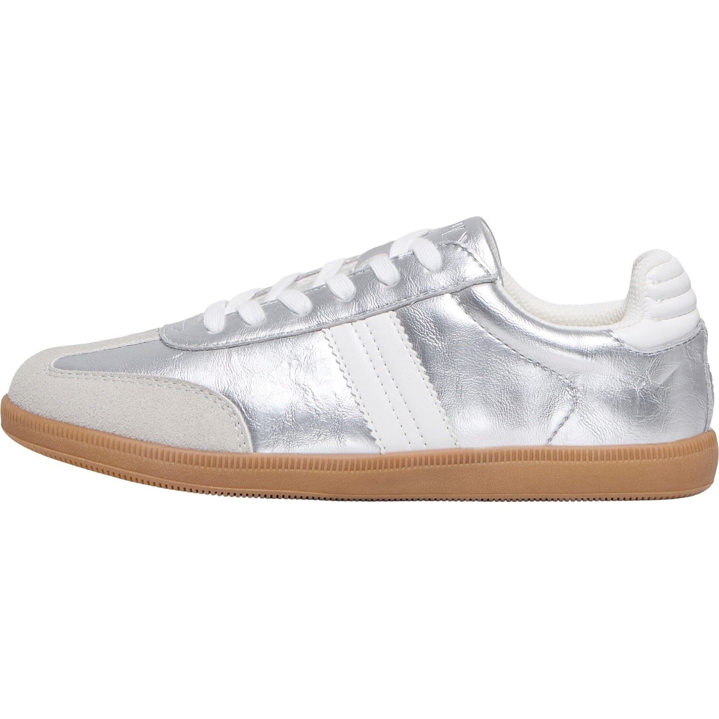 ONLY Amber Polyester Women's Silver Trainers