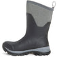 Muck Boots Women's Arctic Ice Mid Wellingtons in Black/Grey Geometric