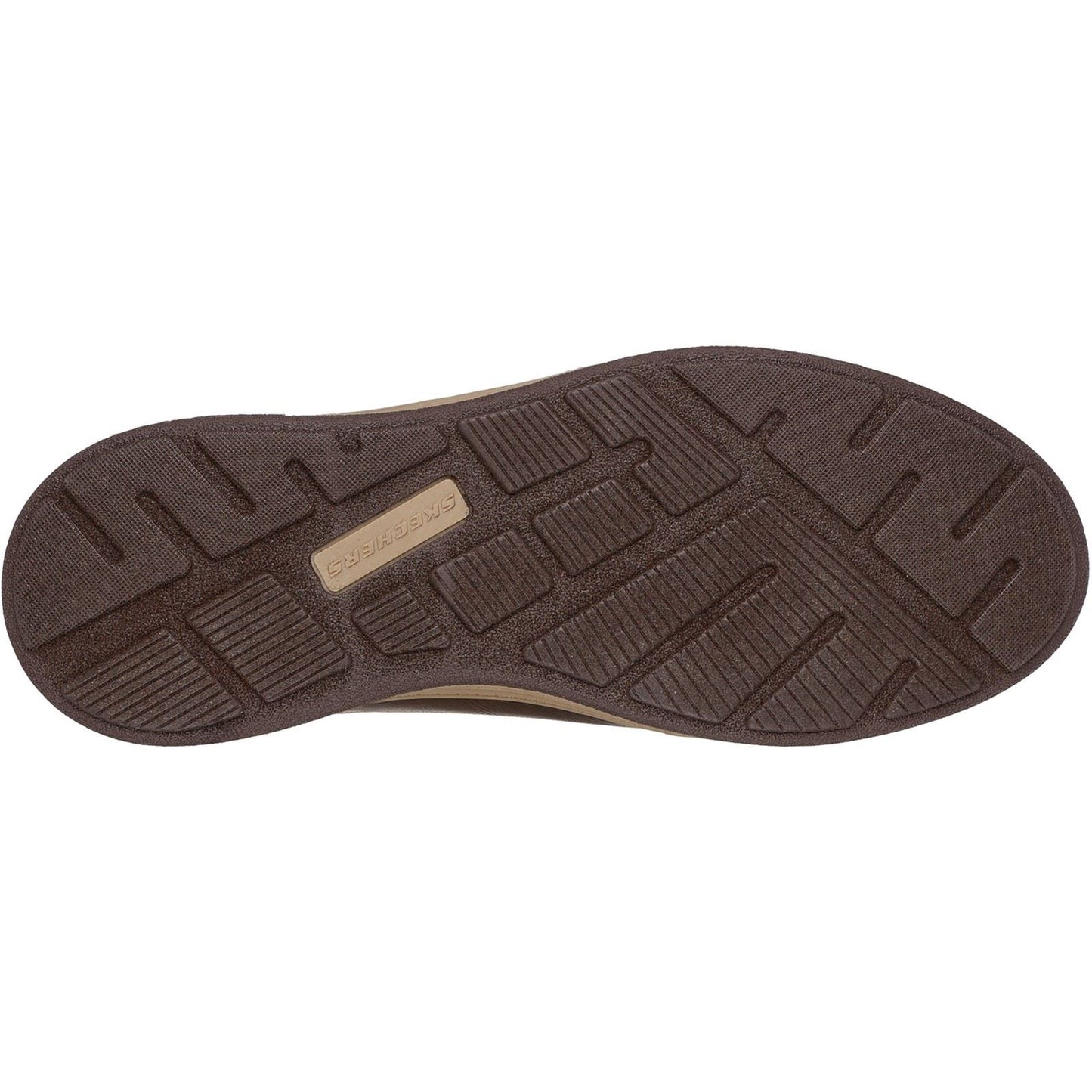 Skechers Cavell Sparkman Polyurethane Men's Chocolate Standard Lace-Up Shoes