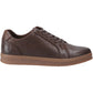 Hush Puppies Madden Leather Men's Coffee Trainers