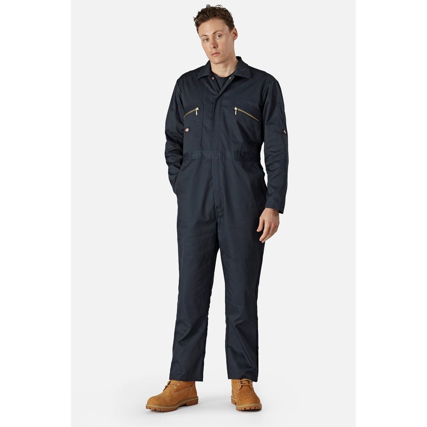 Dickies Men's Redhawk Coverall in Dark Navy