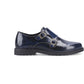Hush Puppies Verity Hi-Shine Leather Women's Navy Shoes