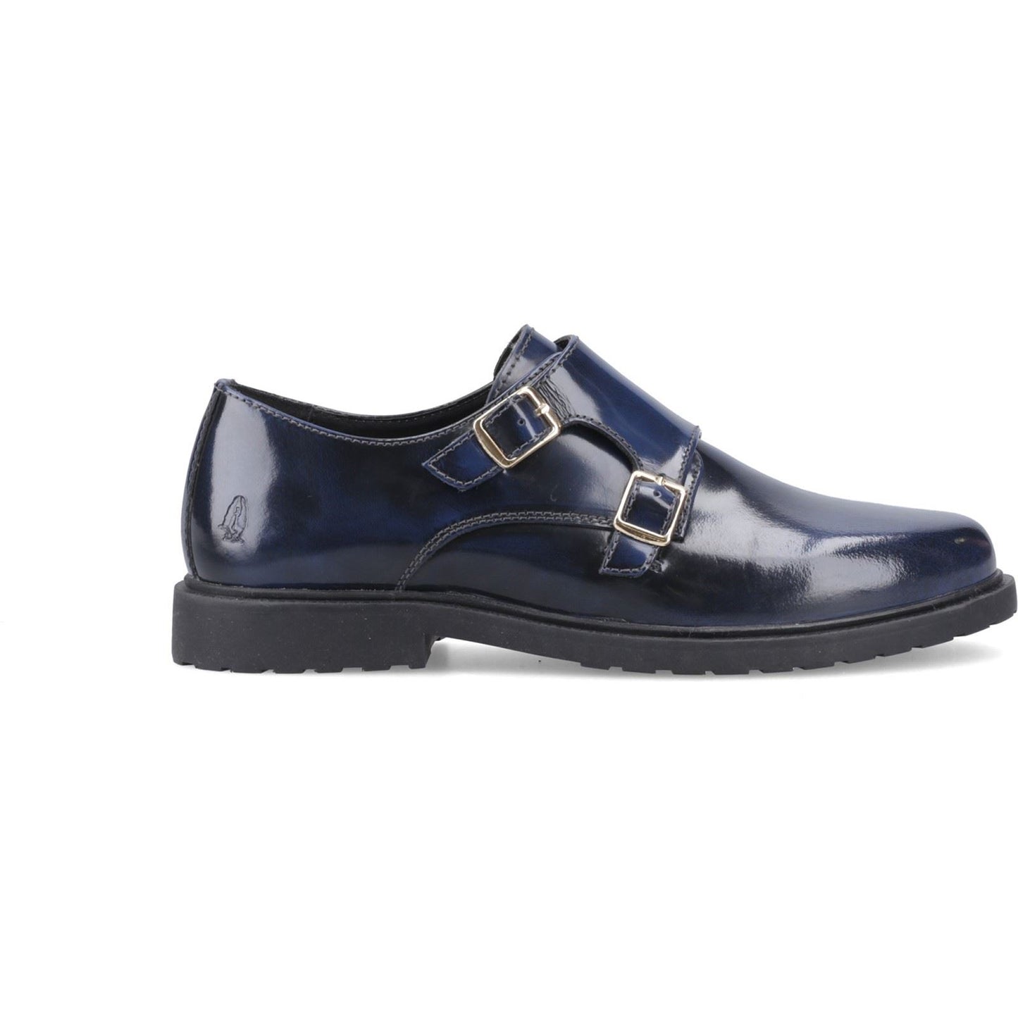 Hush Puppies Verity Hi-Shine Leather Women's Navy Shoes
