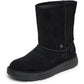 Skechers Keepsakes Cozy Mid Leather Women's Black Winter Mid Calf Boots