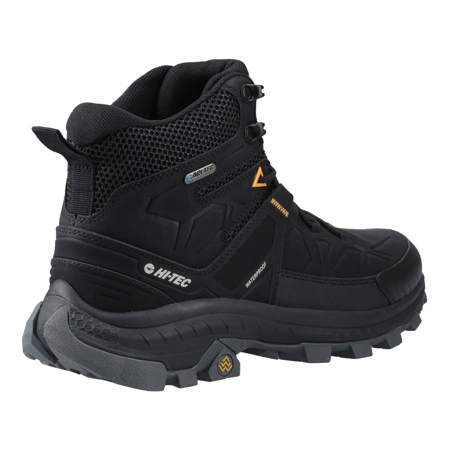 Hi-Tec Rainier Polyester Men's Black Hiking Boots