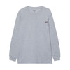 Dickies Pocket Tee Long Sleeve Cotton Men's Grey T-Shirt