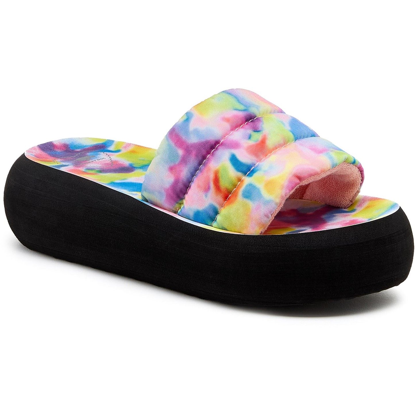 Rocket Dog Women's Splash Loyal Tie Dye Sandal in Pink/Multi