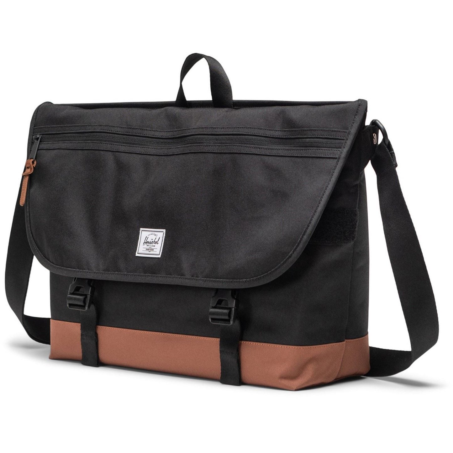 Herschel Bags Cove Unisex Adults Black Messenger Bag - Medium
