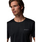 Columbia Three Pitch SS Crew Polyester Men's Black Activewear T-Shirts