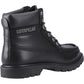 CAT Lifestyle Colorado Moc Toe Leather Men's Black Ankle Boots