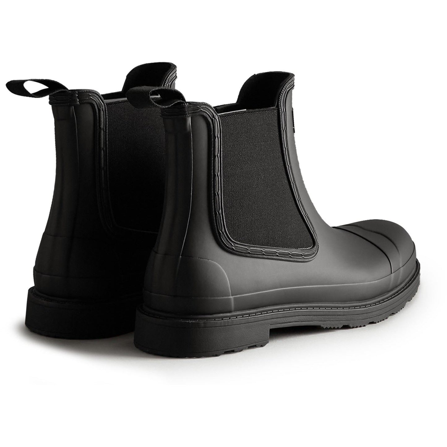 Hunter Men's Commando Chelsea Boots in Black