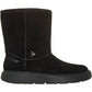 Skechers Keepsakes Cozy Mid Leather Women's Black Winter Mid Calf Boots