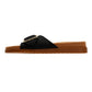 TOMS Marin Slide Canvas Women's Black Sandals