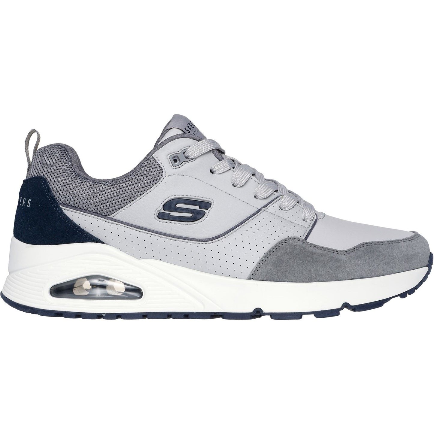 Skechers Men's Uno - Retro One Trainer in Grey