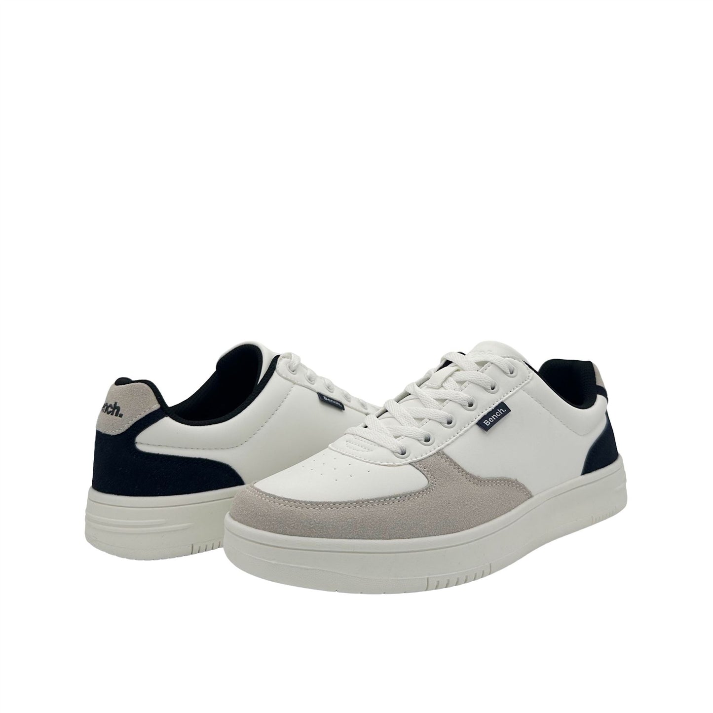 Bench Grainger Men's White/Grey Trainers