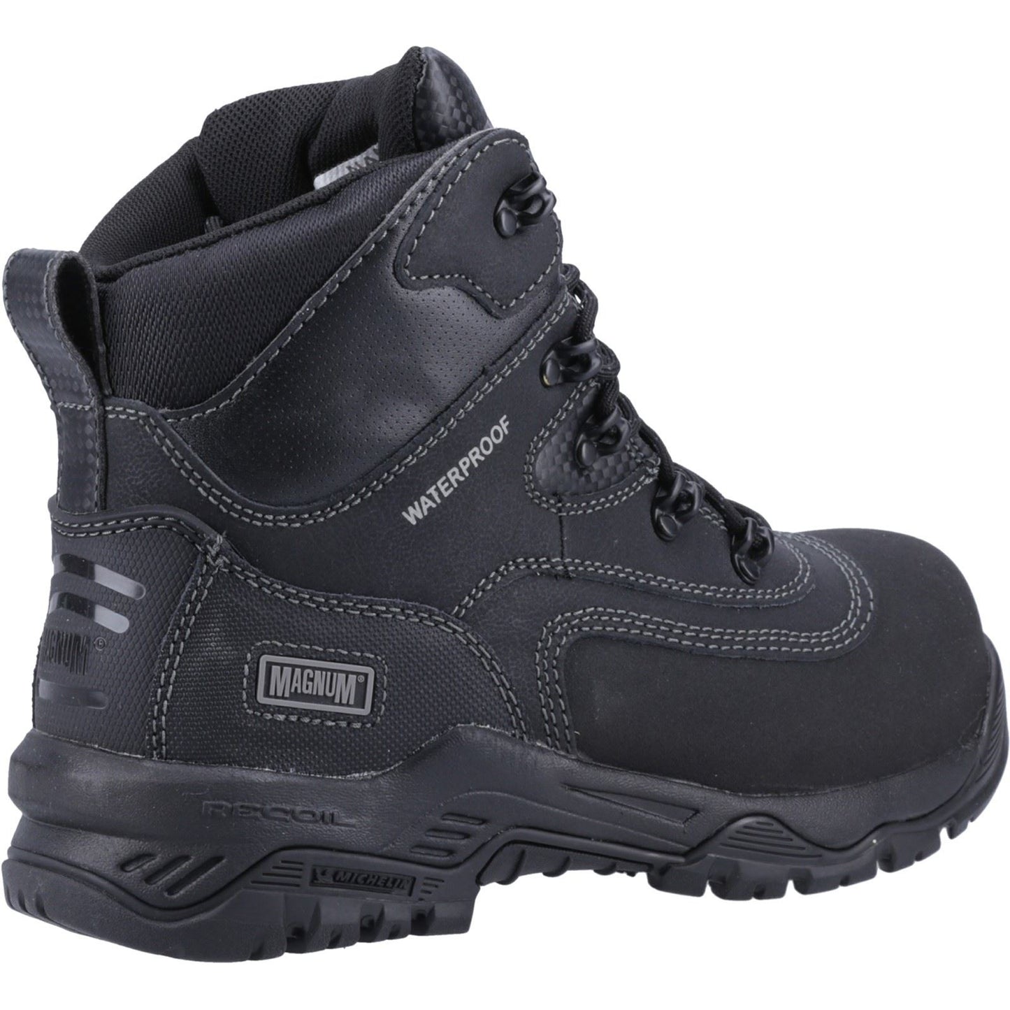 Magnum Unisex Broadside 6.0 CT CP WP Safety Boot in Black