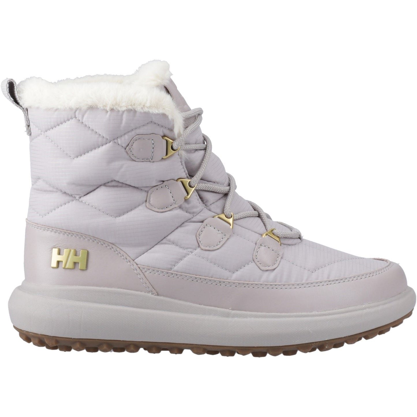 Helly Hansen Sport Willetta 2 Mid Leather Women's Mellow Grey Winter Mid Calf Boots