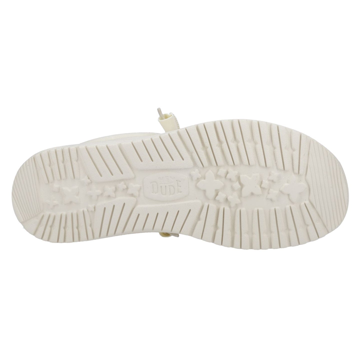 HEYDUDE Men's Wally Canvas Shoe in Stone White